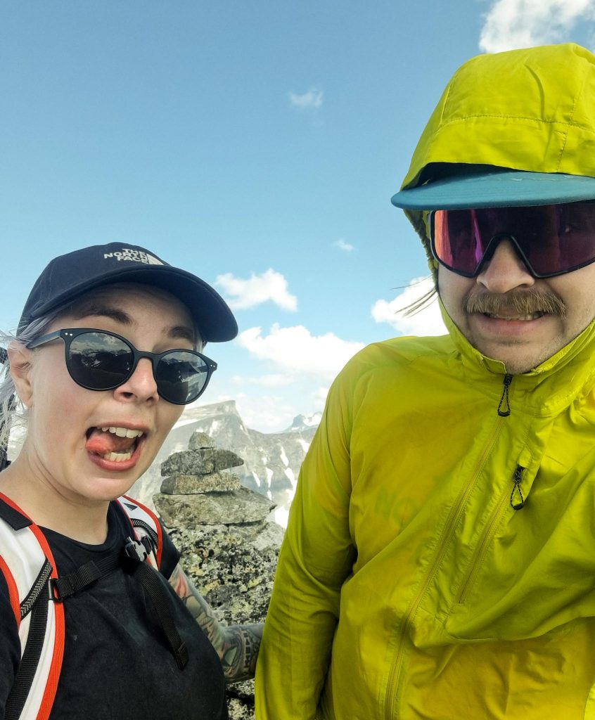 Selfie på Store Tverrbottinden